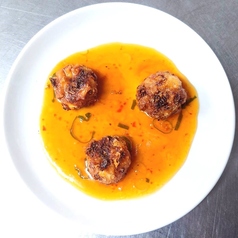 揚げシューマイの甘酢あん