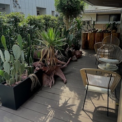 2名がけテラス席