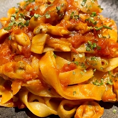 【トマト味】ボンゴレロッソフェットチーネ