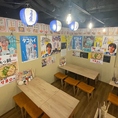 4名様用のテーブル席！おうち感覚でワイワイできます♪