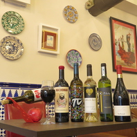 スペインの風土が感じられるワインの数々◎
