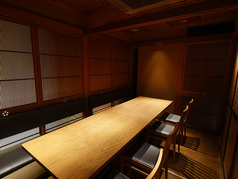 7～8名様向けの寛ぐご宴会にも最適な和個室