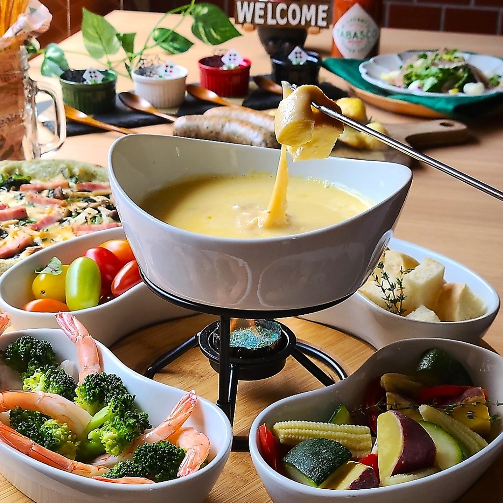 ドルチェ付きコスパ抜群の女子会コースでご宴会を★楽しいひと時をごゆっくりお過ごしください♪