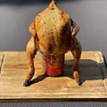 料理メニュー写真 【インパクト大なメニュー！パリパリの皮とジューシーなお肉！】ビア缶チキン