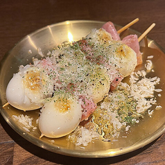半熟うずらカルボ風