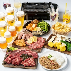 【星空と焼肉のビアガーデン】120分飲み放題付き！焼肉×ビアガーデンセット◆5500円(税込)の写真