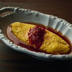 トマト出汁！チーズオムレツ