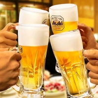 種類豊富なドリンク◎生ビールやクラフトビールで乾杯！