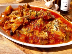 牛すじとナスのトマト煮込み