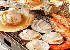 三浦の磯焼き屋のコース写真