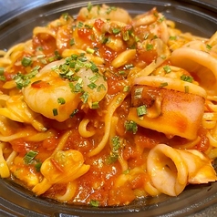 【トマト味】ペスカトーレリングイネ