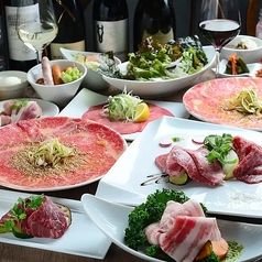 特選和牛焼肉と産直野菜 牛炙 名駅店のコース写真