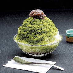 かき氷 抹茶金時