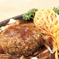 料理メニュー写真&nbsp;北海道十勝若×ももはな豚　特製ハンバーグ　150g