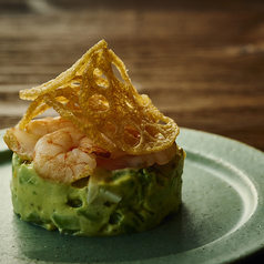 海老とアボカドの柚子胡椒タルタル