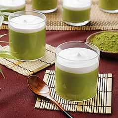 抹茶パンナコッタ