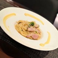 ★イカの塩辛くりぃむパスタ