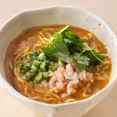 〆の海老味噌ラーメン