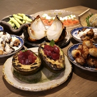 素材を活かした炉端料理