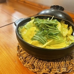 旬のお野菜のおひとり様鍋