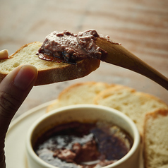 鶏レバーのブリュレ(バゲット付き)