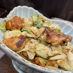 冬野菜と鶏肉の赤みそ焼