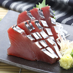 明神丸の鰹刺身。完全数量限定！シケなどで不漁の際はご容赦ください。