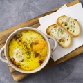 料理メニュー写真 たまごのアヒージョ