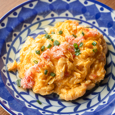 ズワイガニの卵炒め