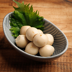 うずらのにんにく醤油漬け