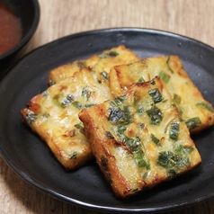 一口海鮮にらチヂミ