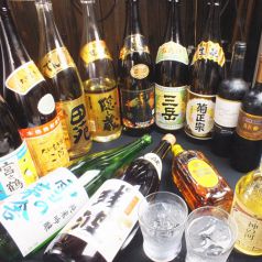 焼酎、日本酒、ワインなどをご用意！