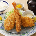 料理メニュー写真&nbsp;魚河岸〈うおがし〉フライ定食 [エビフライ/アジフライ/季節のコロッケ］