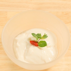 自家製ジャスミン杏仁豆腐