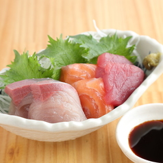 【海鮮】刺身三種盛り合わせ
