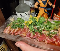 地鶏のタタキぽん酢