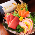 料理メニュー写真&nbsp;刺身の三点盛り