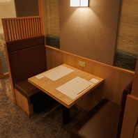 2名様より半個室へご案内！女子会・デートにピッタリ◎