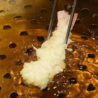 素材の旨みを引き出す揚げたての絶品天ぷら