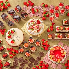 【12月26日~31日、1月5日~2月15日　期間中毎日開催】スイーツブッフェ Strawberry with Chocolateの写真