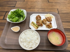 地鶏の照り焼きランチ