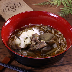 店主(土居家伝統)　鶏汁orそば