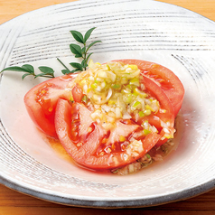 冷しねぎ塩トマト