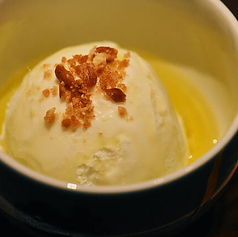 塩ミルクアイスとオリーブオイル