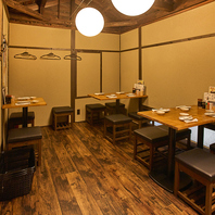 全43席の広々とした空間♪個室も完備してます！