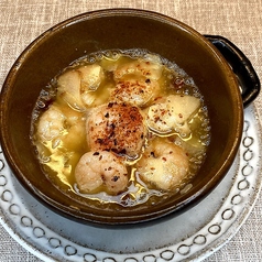 海老と茄子のアヒージョ