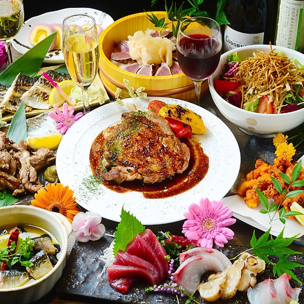 ご宴会に◎飲み放題付コースは3500円～とご予算にあわせてご利用ください。