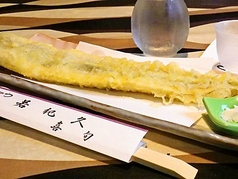 大きい穴子の天ぷらは圧巻！
