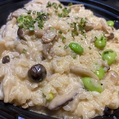 きのこクリームリゾット