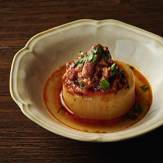 牛すじトロトロトマト煮込みとおでん大根